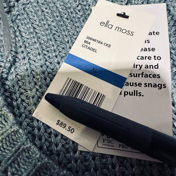 Ella Moss Sweater Size XL NWT - Picture 11 of 12